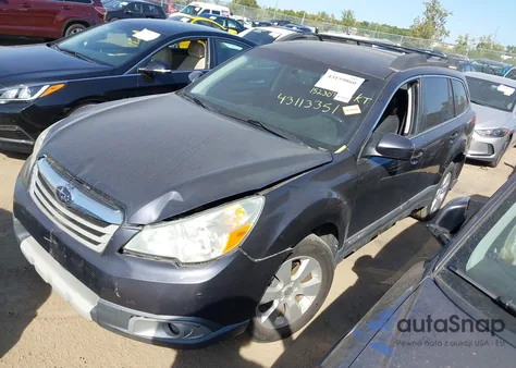 2010 Subaru Outback 2.5I Limited z USA, uszkodzony, nr VIN 4S4BRBJCXA3383797